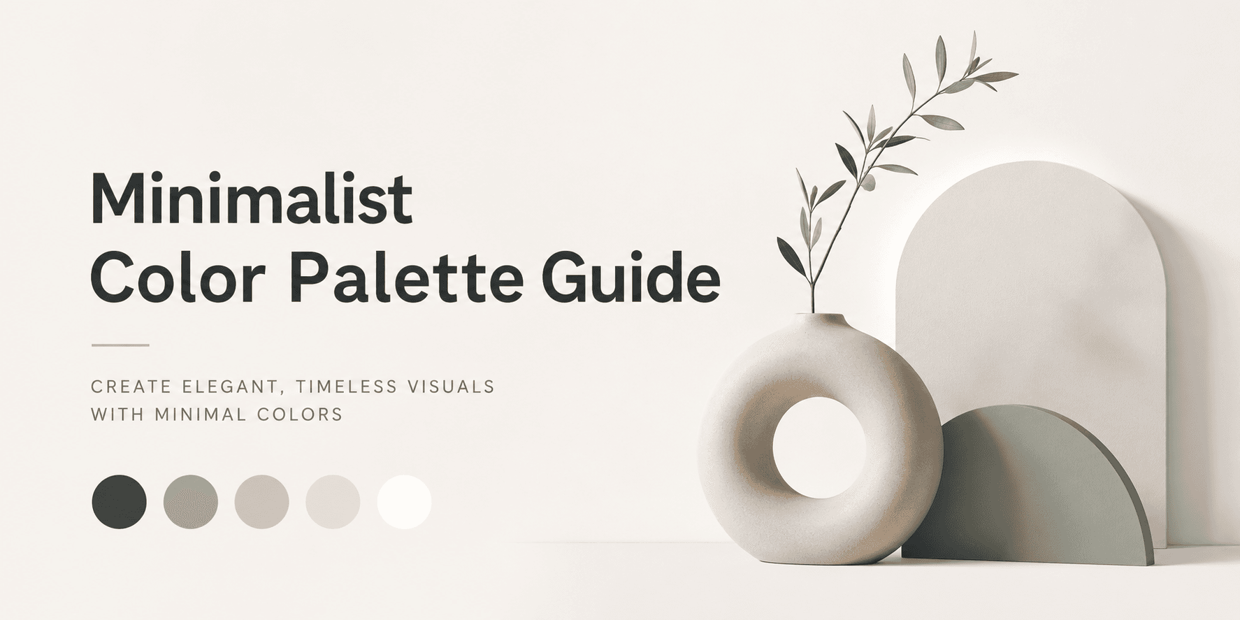 Minimalist Color Palette Guide by Coloraccy